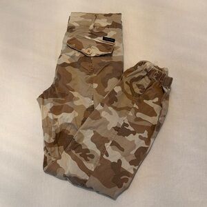 Sanctuary Tan Camouflage Cargo Pants